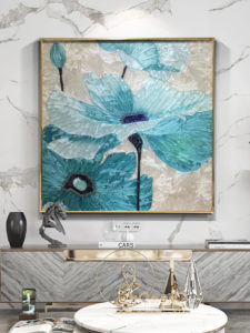 Tranh Hoa Sen Khảm Trai Nhân Tạo - Shop Decor Hà Nội