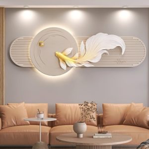 Tranh Phù Điêu Cá Betta Sáng Tạo 3D