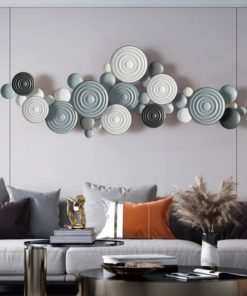 Tranh Sắt Decor Họa Tiết Vòng Tròn