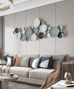 Tranh Sắt Decor Họa Tiết Vòng Tròn