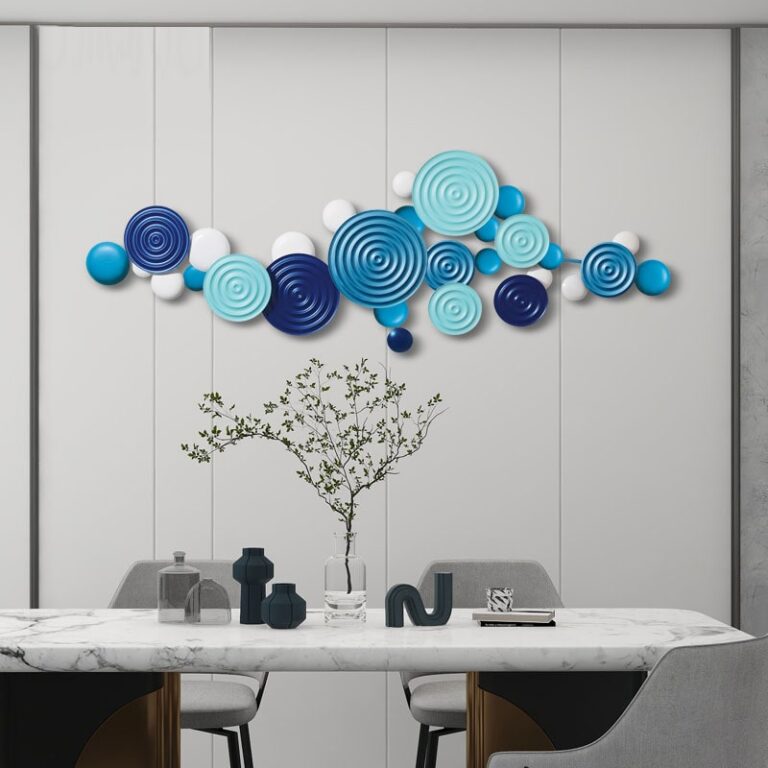 Tranh Sắt Decor Họa Tiết Vòng Tròn