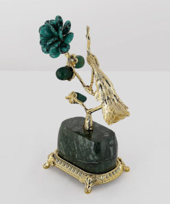 Tượng Chim Công Nghệ Thuật Hoa Mẫu Đơn