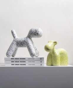 Tượng Chó Nghệ Thuật Tối Giản