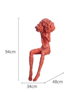 Tượng Cô Gái Làn Tóc Gió