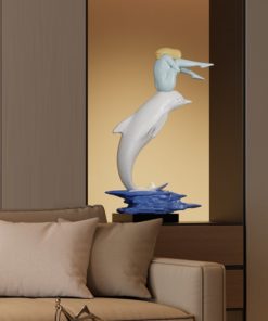 Tượng Cô Gái và Cá Heo