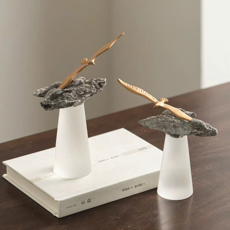 Tượng Decor Chim Tung Cánh