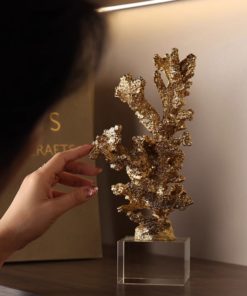 Tượng Decor San Hô Vàng Sang Trọng