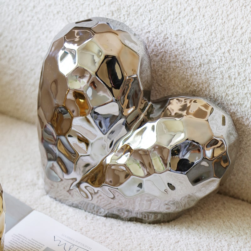 Tượng Đôi Tim Tình Yêu Trang Trí