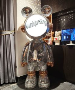 Tượng Gấu Disco Bling