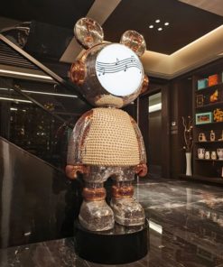 Tượng Gấu Disco Bling