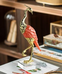 Tượng Hồng Hạc Nghệ Thuật Mạ Vàng