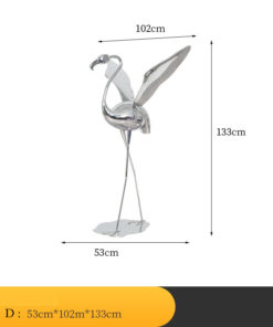 Tượng Hồng Hạc Trang Trí Sân Vườn