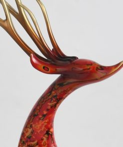 Tượng Hươu Đỏ Phong Thủy Nghệ Thuật