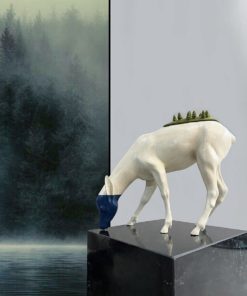 Tượng Hươu Rừng Tự Nhiên