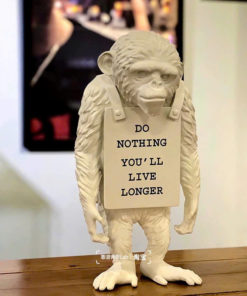 Tượng Khỉ Banksy ‘Do Nothing’