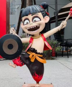 Tượng Na Tra Tiểu Ma Đồng Giáng Thế