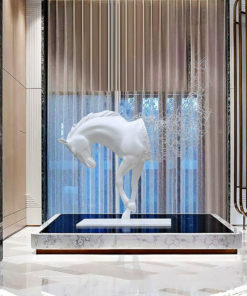 Tượng Ngựa Điêu Khắc Trừu Tượng