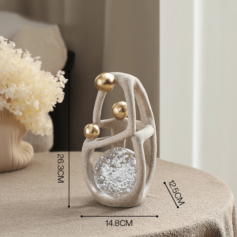 Tượng Người Ôm Cầu Pha Lê Decor