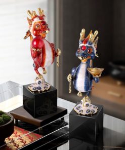 Tượng Rồng Chipi Để Bàn May Mắn
