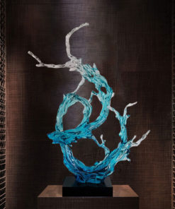 Tượng Sóng Nước Pha Lê Nghệ Thuật