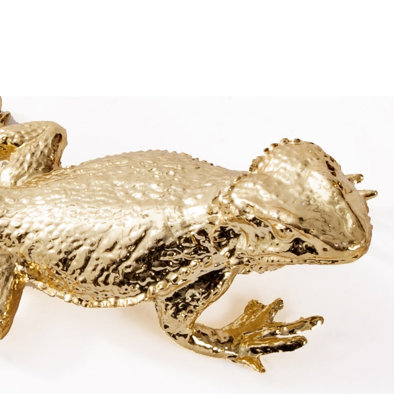 Tượng Thằn Lằn Vàng Decor