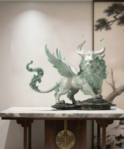Tượng Thần Thú Kỳ Lân Phi Vân
