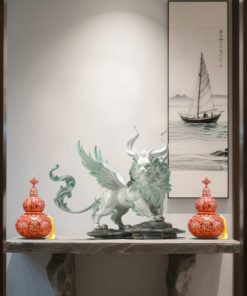 Tượng Thần Thú Kỳ Lân Phi Vân