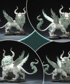 Tượng Thần Thú Kỳ Lân Phi Vân