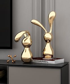 Tượng Thỏ Để Bàn Phong Cách Hiện Đại