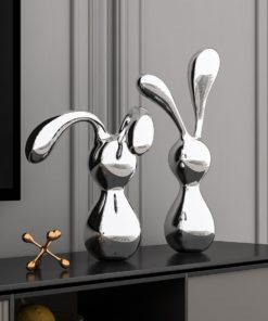 Tượng Thỏ Để Bàn Phong Cách Hiện Đại