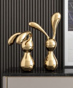 Tượng Thỏ Để Bàn Phong Cách Hiện Đại