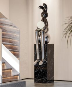 Tượng Thỏ Ôm Trăng