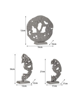 Tượng Trang Trí Gương Mặt Bán Nguyệt