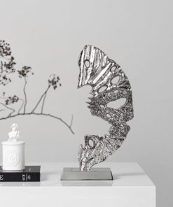 Tượng Trang Trí Gương Mặt Bán Nguyệt