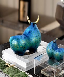 Tượng Trâu Hưng Thịnh Trừu Tượng