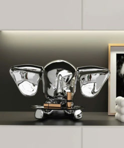 Tượng Voi Decor Kết Hợp Khay Đựng Đồ