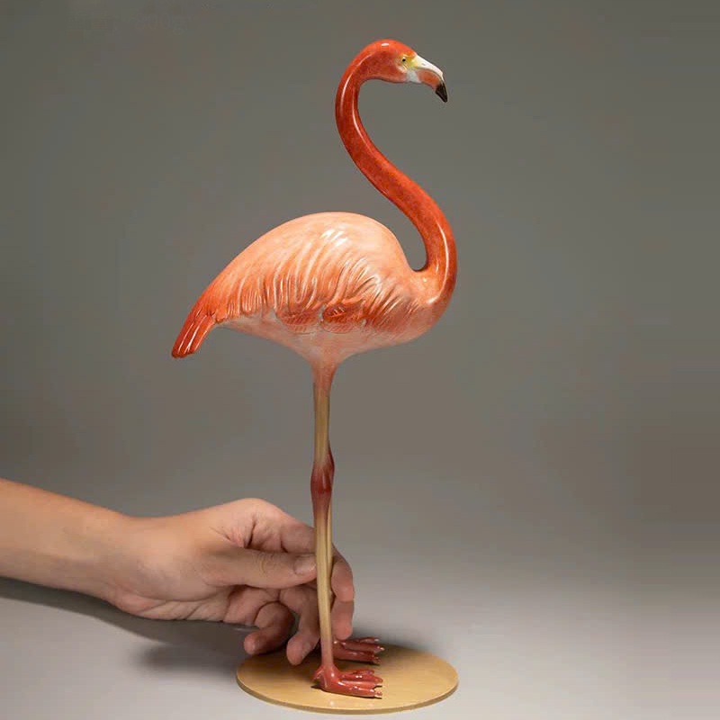 Bộ Tượng Hạc Hồng Nghệ Thuật