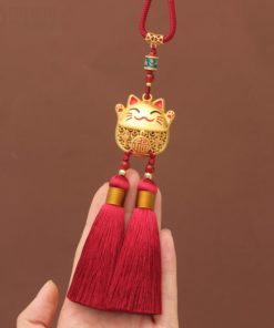 Khánh Treo Ô Tô Mèo Chiêu Phúc