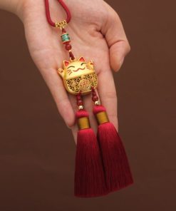 Khánh Treo Ô Tô Mèo Chiêu Phúc