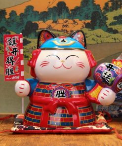 Mèo Thần Tài Samurai Nhật Bản