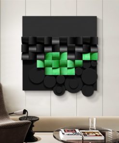 Tranh 3 Chiều Bằng Gỗ Nguyên Khối