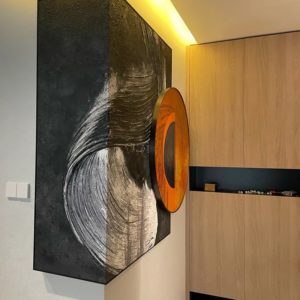 Tranh Sơn Dầu Vẽ Tay Trang Trí Cạnh Tường