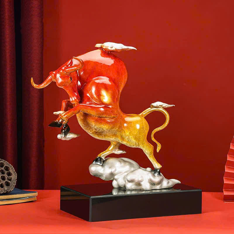 Tượng Bò Tót Tài Lộc