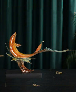 Tượng Cá Chép Vượt Sóng