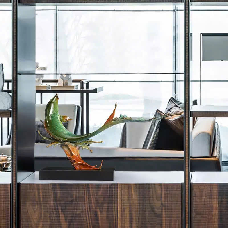 Tượng Cá Chép Vượt Sóng