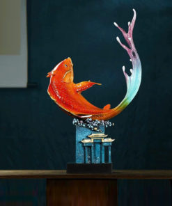 Tượng Cá Chép Vượt Vũ Môn Hóa Rồng