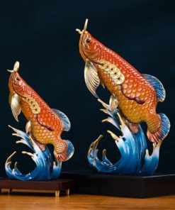 Tượng Cá Rồng Tấn Tài Tấn Lộc