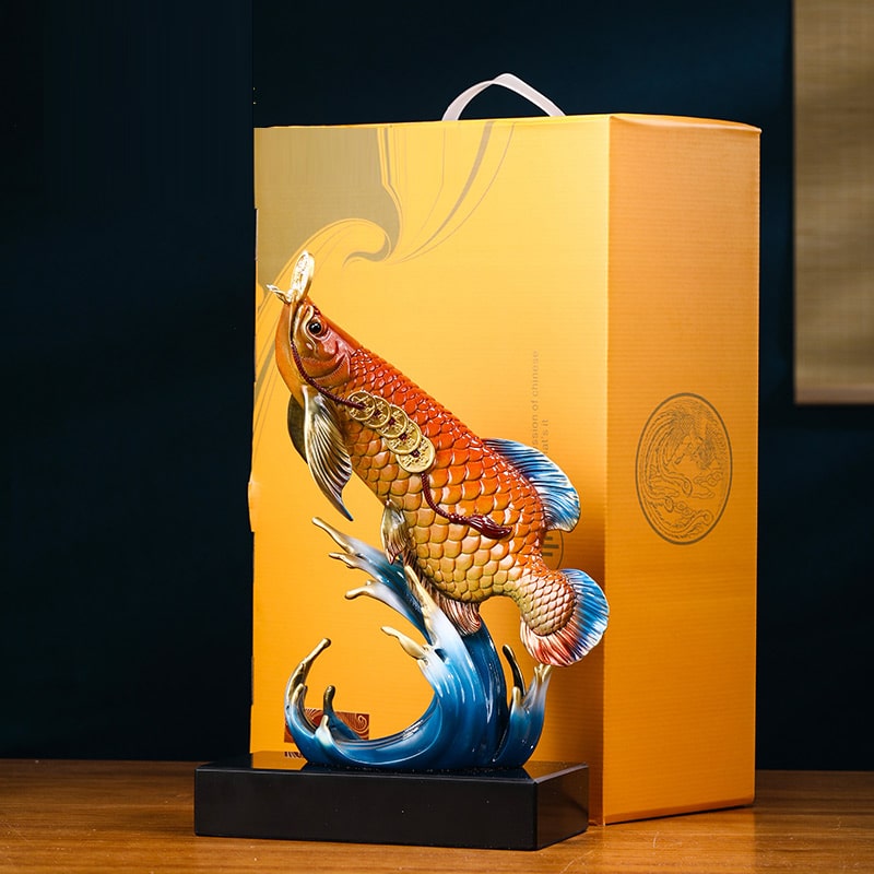 Tượng Cá Rồng Tấn Tài Tấn Lộc