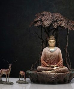 Tượng Phật Thích Ca Dưới Cội Bồ Đề An Nhiên