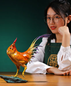 Tượng Gà Trống Mạnh Mẽ Phát Tài